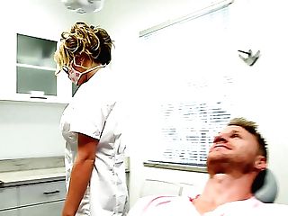 Big-chested Dentist Corinna Blake Gets Her Labia Fucked Decently In The Hospital
